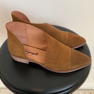 Free People suede flats